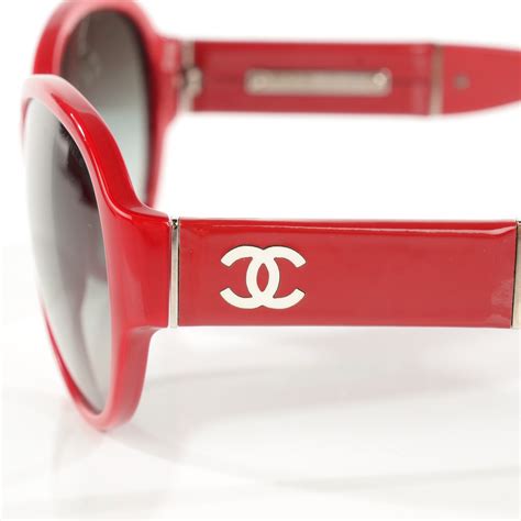 red sunglasses chanel|authentic Chanel sunglasses sale.